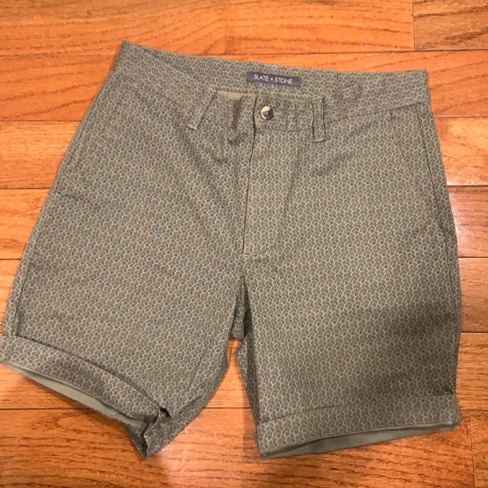 Slate & Stone- Green Shorts